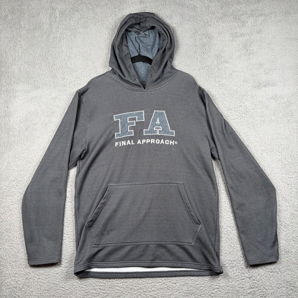 Final Approach FA Waterfowl Hunting Hoodie Mens XL Performance Fleece Sweatshirt